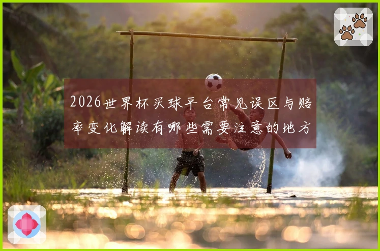 2026世界杯买球平台常见误区与赔率变化解读有哪些需要注意的地方